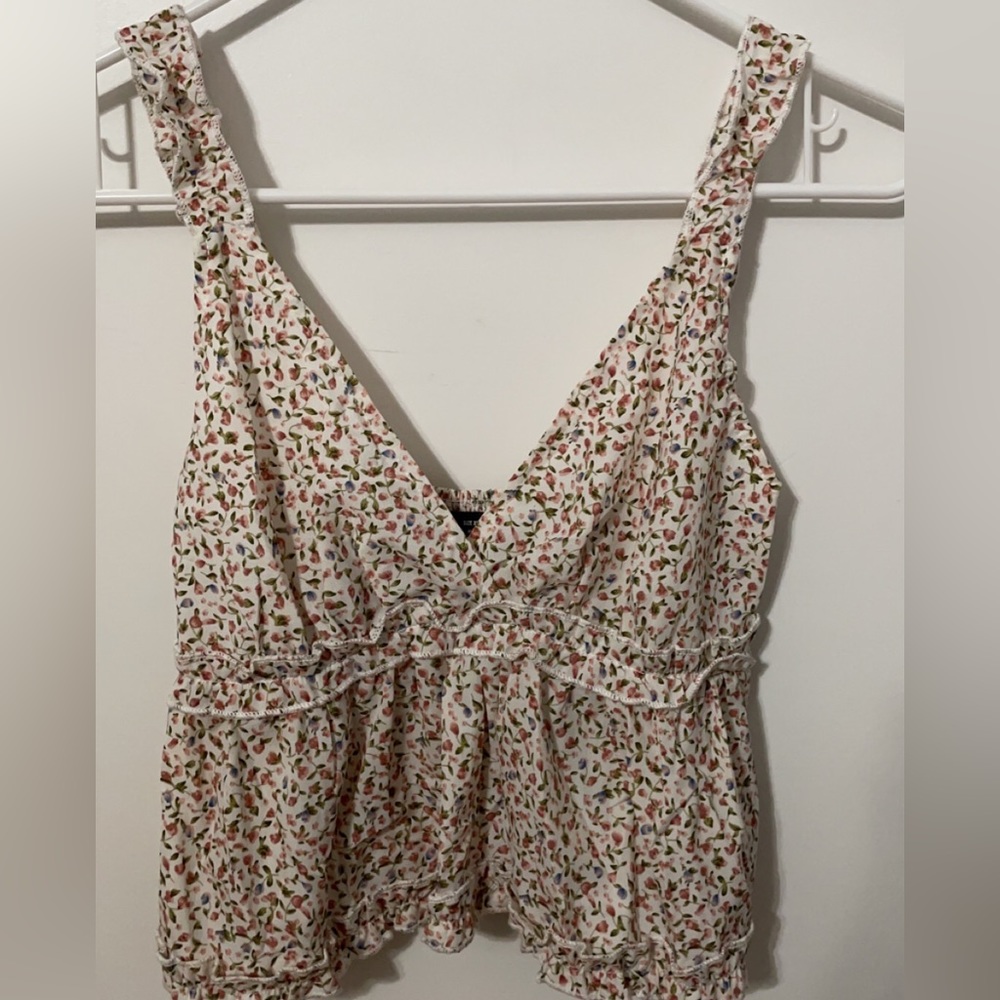 Floral tank top